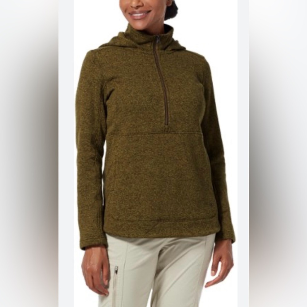 Royal Robbins women’s Sentinel Peak Half-Zip Pullover jacket green XL